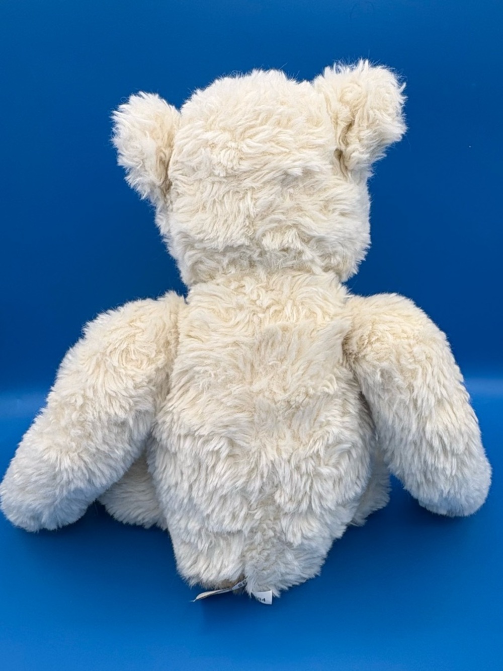 GUND vintage Cream Teddy Bear Plush Textured Shaggy Fur - Picture 5 of 9